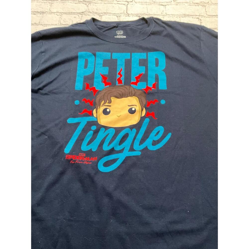 Spiderman T-Shirt Peter Tingle Funko Pop Size XL Blue - Picture 2 of 6